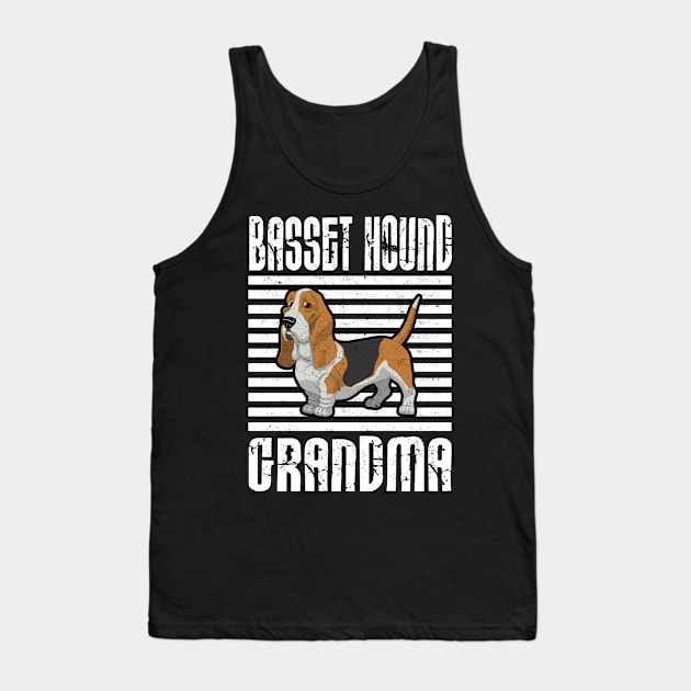 Basset Hound Grandma Proud Dogs Tank Top by aaltadel